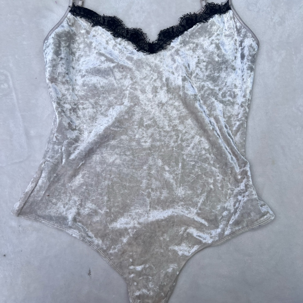 Guess Cream and Black Chemise Intimates